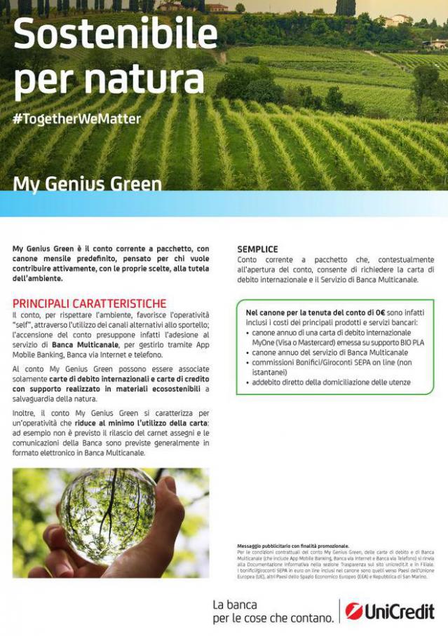 Offerta conto My genius Green . UniCredit (2021-06-30-2021-06-30)