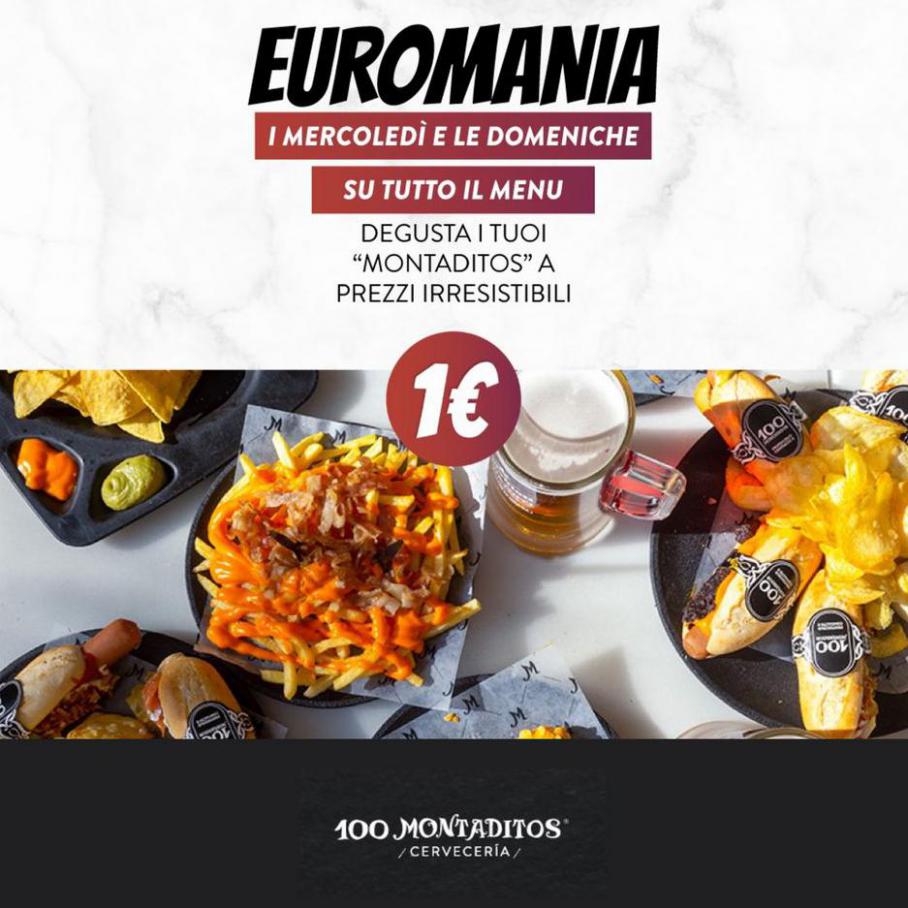 Euromania, montaditos a 1€!. 100 Montaditos (2021-07-07-2021-07-07)