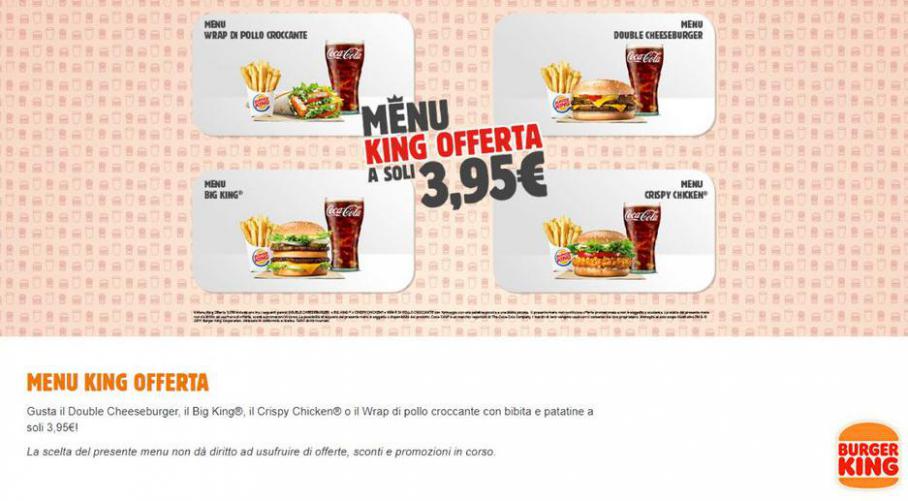 Offerte Burger King. Burger King (2021-09-23-2021-09-23)