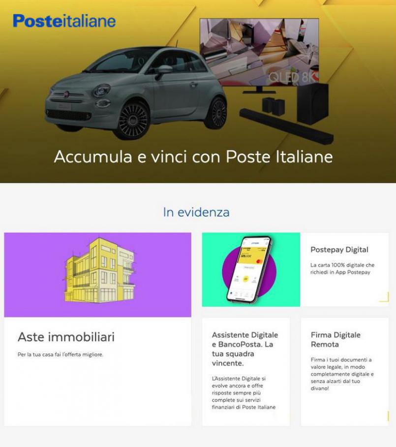 Accumula e vinci. Poste Italiane (2021-10-18-2021-10-18)