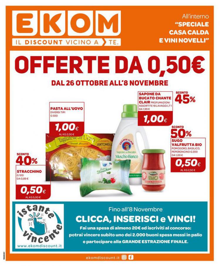 Offerte da 0,50€. Ekom (2021-11-08-2021-11-08)