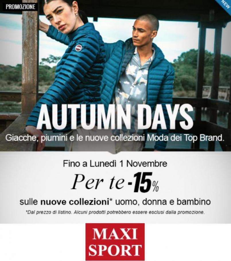 Autumn Days -15%. Maxi Sport (2021-11-01-2021-11-01)
