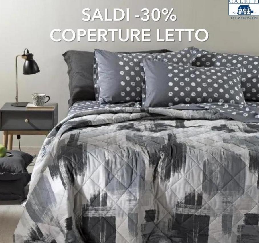 COPERTURE LETTO SALDI -30%. Caleffi (2022-01-24-2022-01-24)