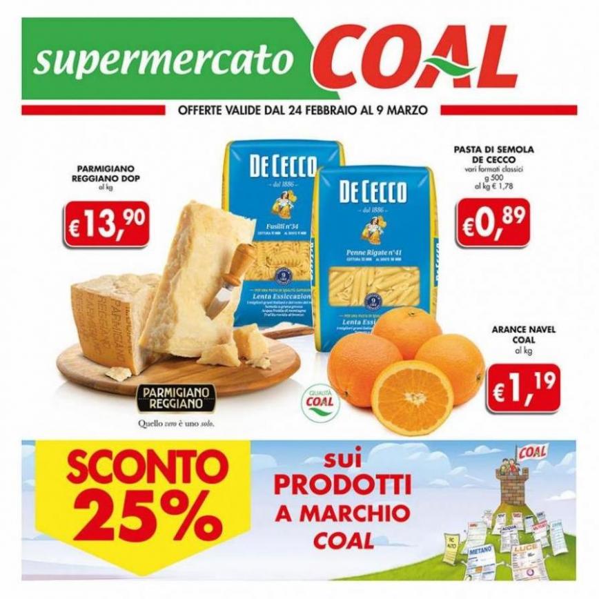 Volantino promozionale. Supermercato Coal (2022-03-09-2022-03-09)