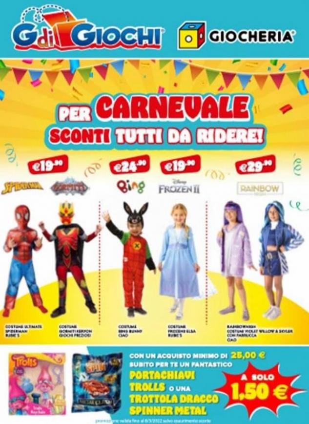 Per Carnavale Sconti Tutti Da Ridere!. G di Giochi (2022-03-08-2022-03-08)