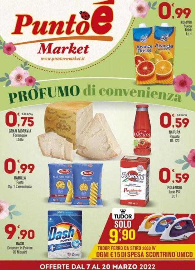 Volantino Punto e market. Punto e market (2022-03-20-2022-03-20)