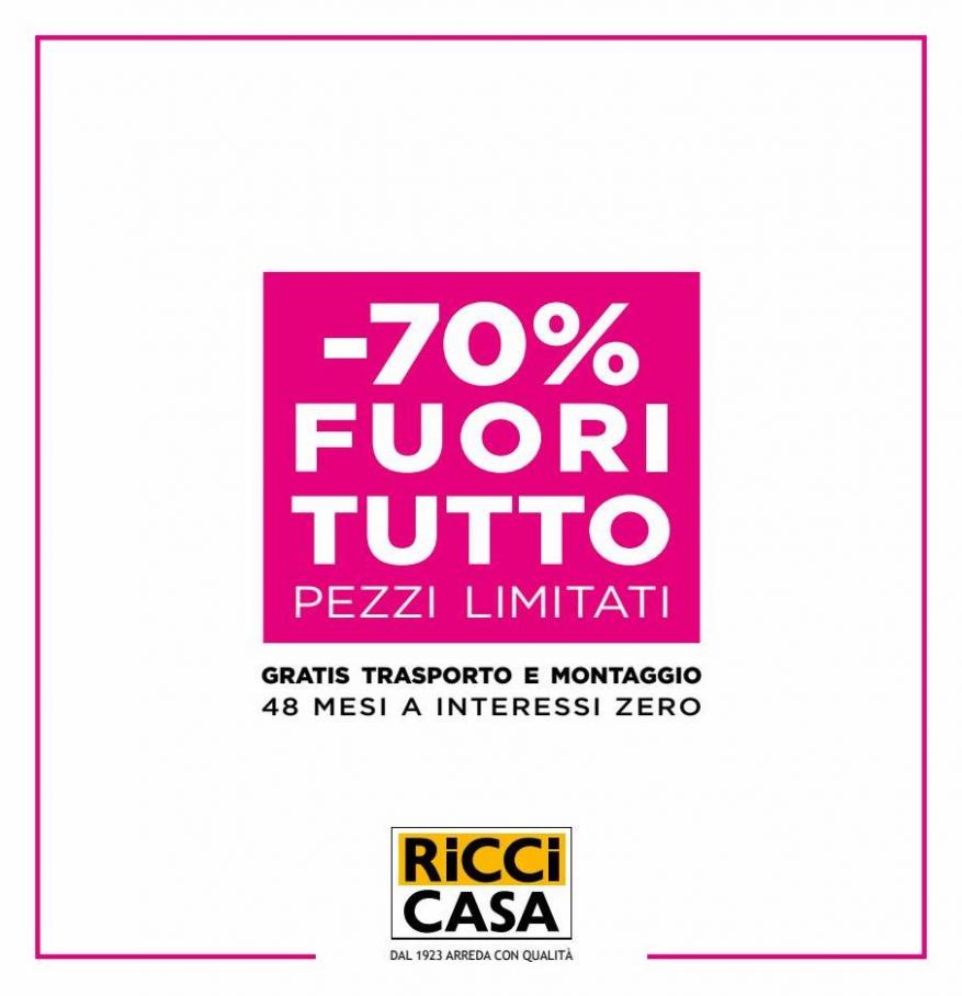 -70% FUORI TUTTO PEZZI LIMITATI. Ricci Casa (2022-08-14-2022-08-14)
