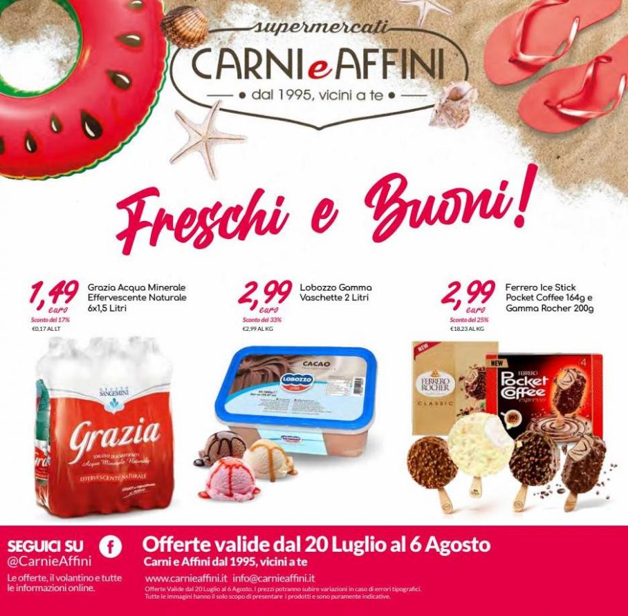 Volantino Carni e Affini Supermercati. Carni e Affini Supermercati (2022-08-06-2022-08-06)