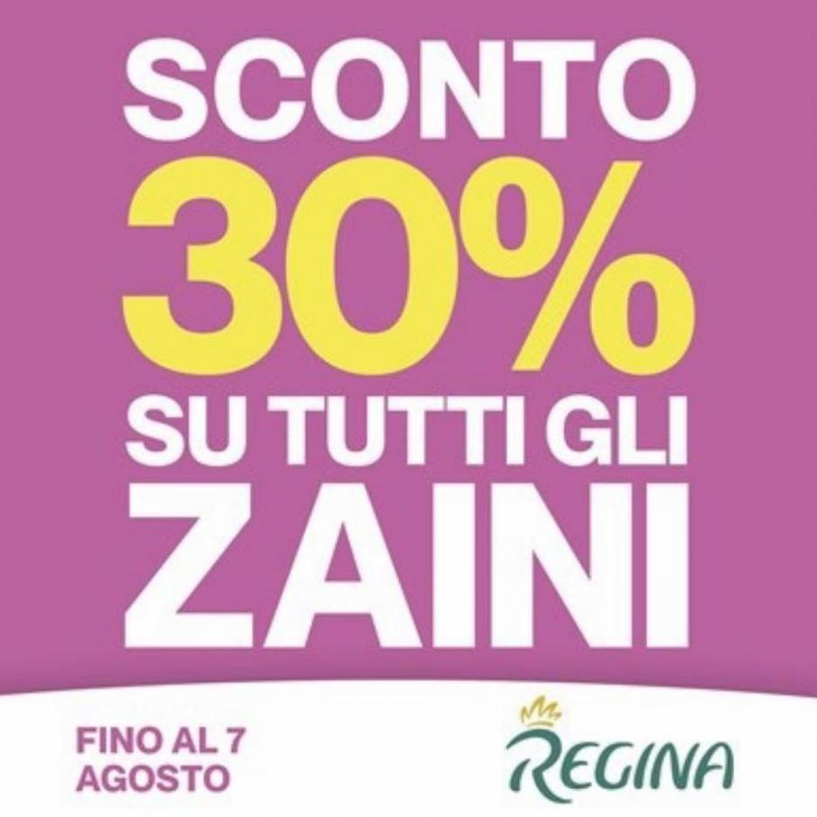 SCONTO 30% ZAINI. Regina (2022-08-07-2022-08-07)