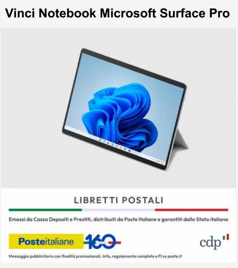 Vinci Notebook Microsoft Surface. Poste Italiane (2022-08-31-2022-08-31)