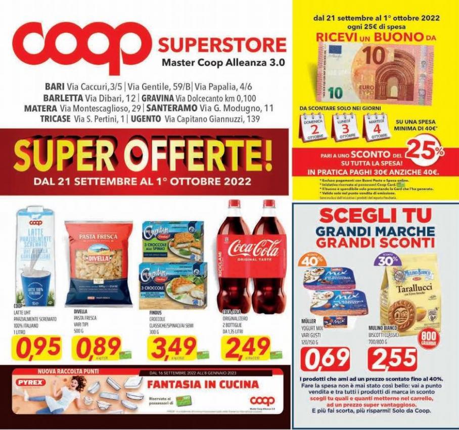 Volantino Coop Superstore. Coop Superstore (2022-10-01-2022-10-01)