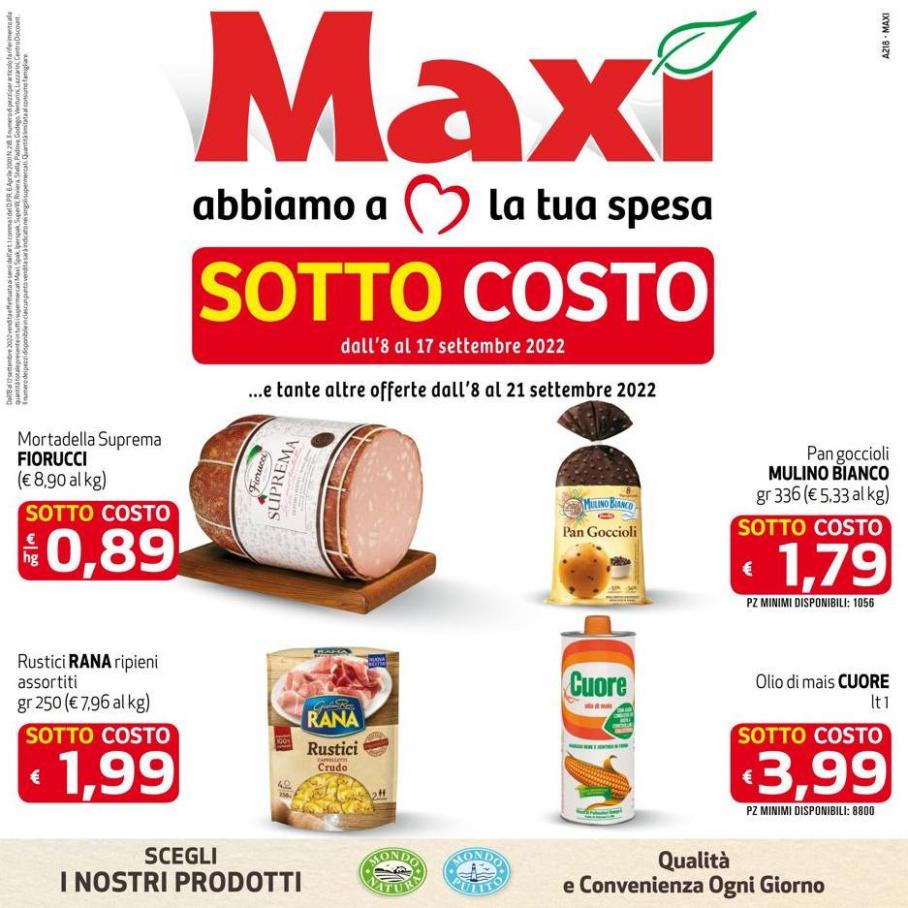 Volantino Maxi. Maxi Supermercati (2022-09-21-2022-09-21)