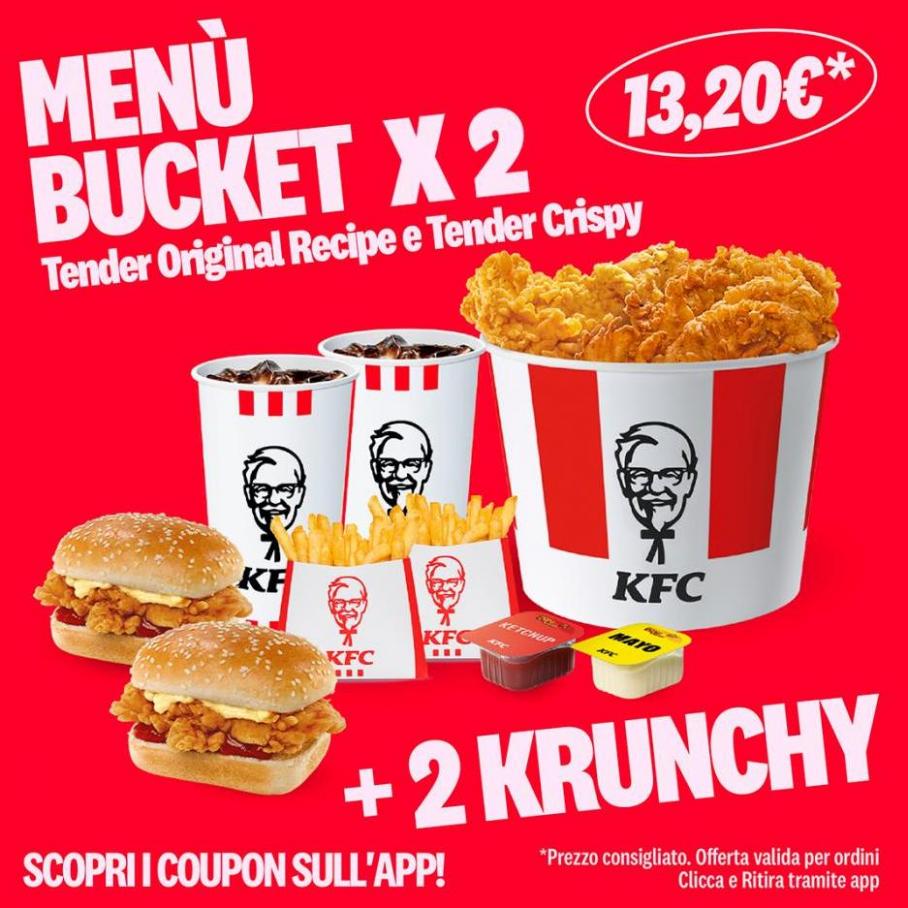 Offerta menu bucket. KFC (2022-10-09-2022-10-09)