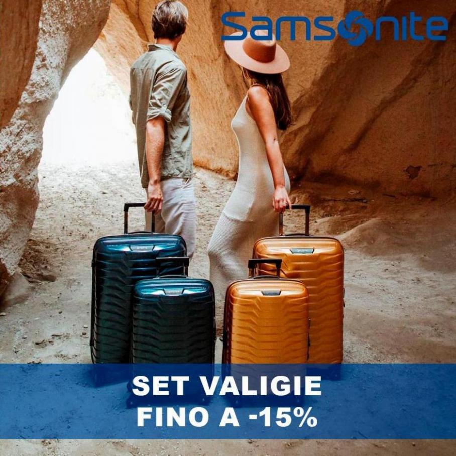 Set valigie fino a -15%. Samsonite (2022-09-30-2022-09-30)