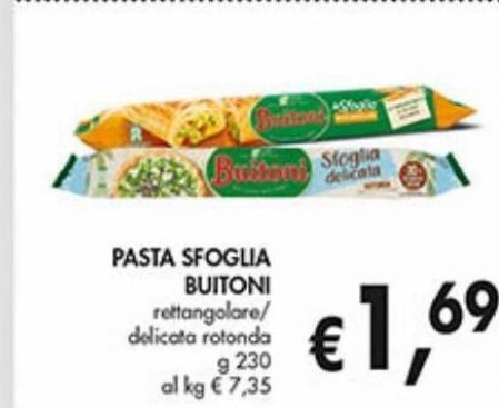 Pasta sfoglia buitoni, Supermercato Coal Settembre 2022
