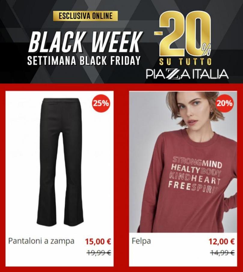 Offerte Piazza Italia Black Friday!. Piazza Italia (2022-11-27-2022-11-27)