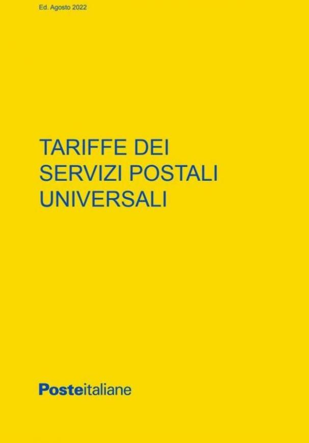 Tariffe del Servici Postali. Poste Italiane (2022-12-31-2022-12-31)