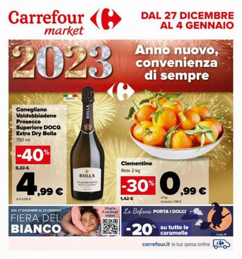 Anno nuovo, convenienza di sempre. Carrefour Market (2023-01-04-2023-01-04)