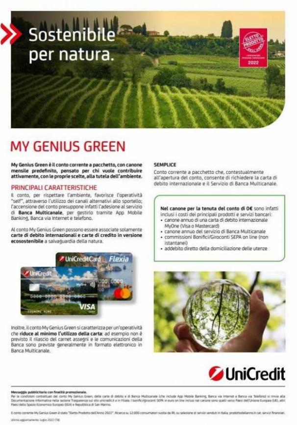 Offerta Conto My Genius Green. UniCredit (2023-02-26-2023-02-26)