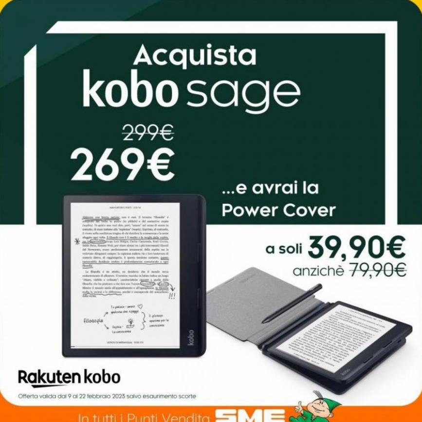 Offerta Kobo Sage. Sme (2023-02-26-2023-02-26)
