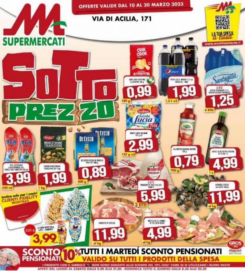 Volantino MA Supermercati. MA Supermercati (2023-03-20-2023-03-20)