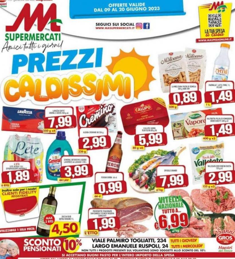 Prezzi caldissimi. MA Supermercati (2023-06-20-2023-06-20)