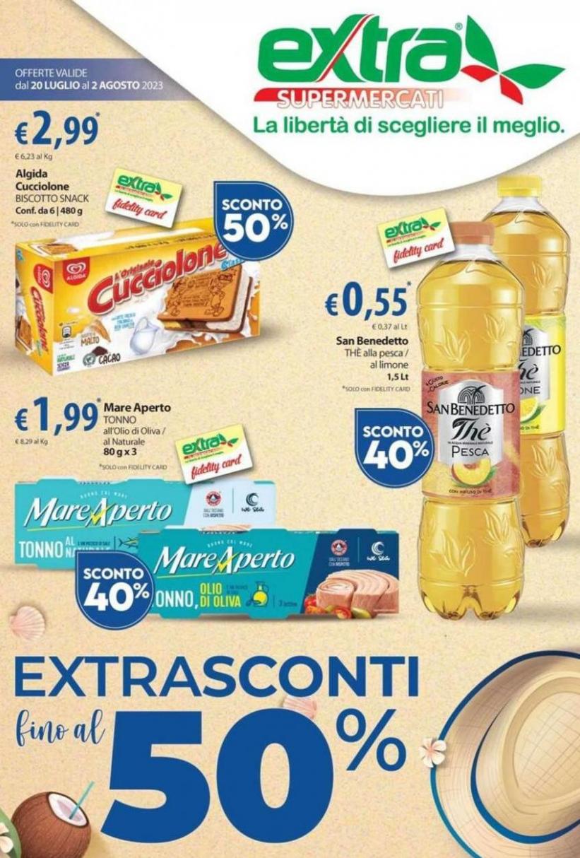 Extra sconti. Extra Supermercati (2023-08-02-2023-08-02)