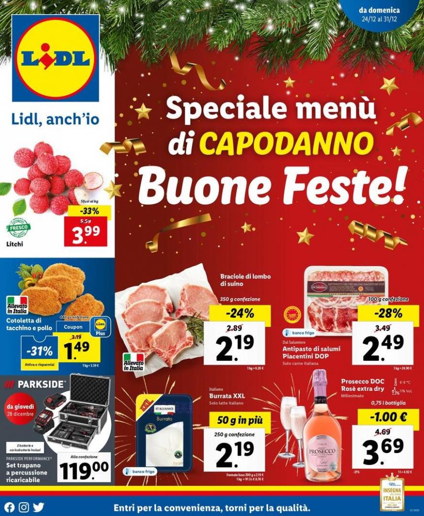 Speciale menù di Capodanno Buone Feste!. Lidl (2023-12-31-2023-12-31)