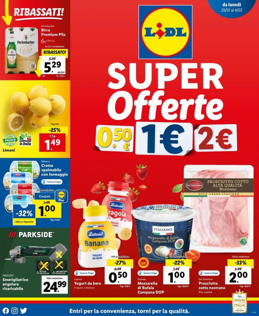 Super offerte 0,50€ 1€ 2€. Lidl (2024-02-04-2024-02-04)